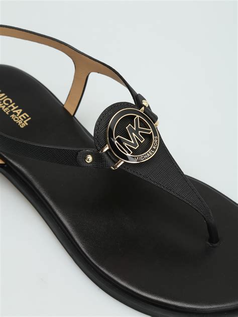 michael kors sandalen lee thong|Michael Kors genuine leather sandals.